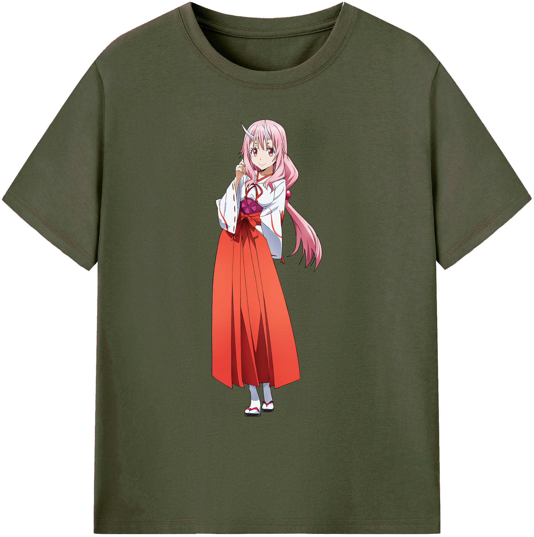 （画像用） 転スラ Regarding Reincarnated to Slime 綿100％ メンズ半袖Tシャツ｜肌触りやわらか＆通気性